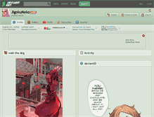 Tablet Screenshot of jigokuneko.deviantart.com