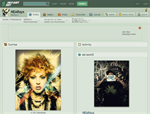 Tablet Screenshot of nearsyx.deviantart.com