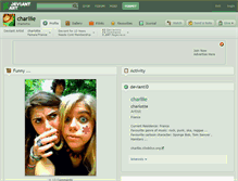 Tablet Screenshot of charliie.deviantart.com