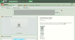 Desktop Screenshot of devil-v.deviantart.com