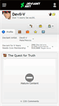 Mobile Screenshot of devil-v.deviantart.com