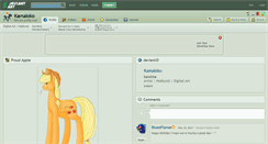 Desktop Screenshot of kamaloko.deviantart.com