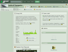 Tablet Screenshot of guild-of-transport.deviantart.com