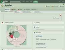 Tablet Screenshot of gentlerain.deviantart.com