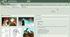 Desktop Screenshot of epik-ninjax.deviantart.com