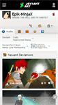 Mobile Screenshot of epik-ninjax.deviantart.com