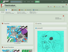 Tablet Screenshot of fleecircusbum.deviantart.com