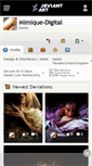 Mobile Screenshot of mimique-digital.deviantart.com