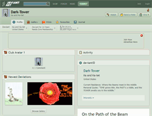 Tablet Screenshot of dark-tower.deviantart.com