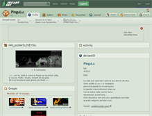 Tablet Screenshot of pingulu.deviantart.com