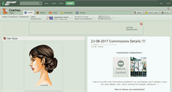 Desktop Screenshot of ccachou.deviantart.com