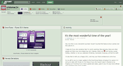 Desktop Screenshot of cristomac24.deviantart.com
