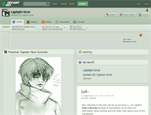 Tablet Screenshot of captain-love.deviantart.com