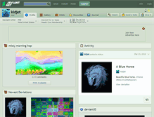 Tablet Screenshot of kidjet.deviantart.com