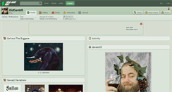 Desktop Screenshot of kidgambit.deviantart.com