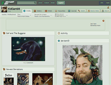 Tablet Screenshot of kidgambit.deviantart.com