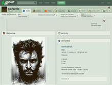 Tablet Screenshot of novicekid.deviantart.com