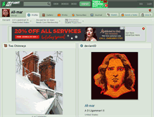 Tablet Screenshot of ali-mar.deviantart.com