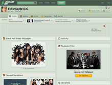 Tablet Screenshot of evfankayda1020.deviantart.com
