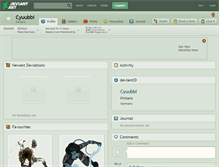 Tablet Screenshot of cyuubbi.deviantart.com