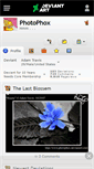 Mobile Screenshot of photophox.deviantart.com