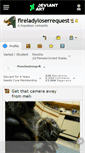 Mobile Screenshot of fireladyloserrequest.deviantart.com