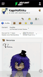 Mobile Screenshot of kagenorinku.deviantart.com