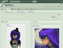 Tablet Screenshot of kagenorinku.deviantart.com