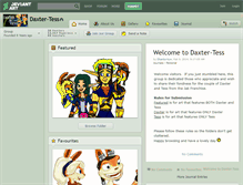 Tablet Screenshot of daxter-tess.deviantart.com