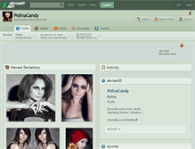 Tablet Screenshot of polinacandy.deviantart.com