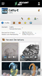 Mobile Screenshot of cathy-e.deviantart.com