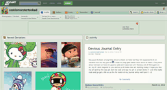 Desktop Screenshot of cookiemonstertoobad.deviantart.com