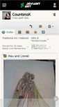 Mobile Screenshot of countessk.deviantart.com