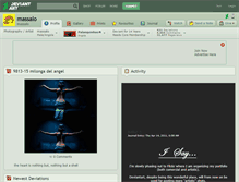 Tablet Screenshot of massalo.deviantart.com