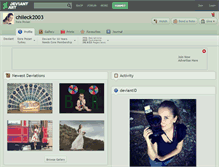 Tablet Screenshot of chileck2003.deviantart.com