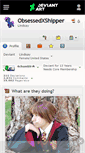 Mobile Screenshot of obsessedxshipper.deviantart.com