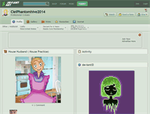 Tablet Screenshot of cielphantomhive2014.deviantart.com
