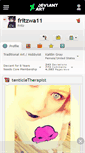 Mobile Screenshot of fritzwa11.deviantart.com
