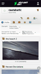 Mobile Screenshot of caatabatic.deviantart.com