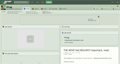 Desktop Screenshot of blingg.deviantart.com