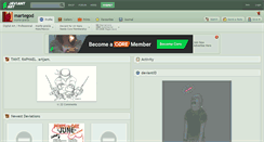 Desktop Screenshot of martegod.deviantart.com