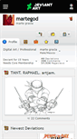 Mobile Screenshot of martegod.deviantart.com
