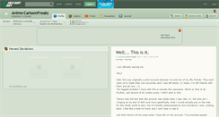 Desktop Screenshot of anime-cartoonfreaks.deviantart.com
