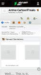 Mobile Screenshot of anime-cartoonfreaks.deviantart.com