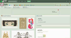 Desktop Screenshot of hiyoko.deviantart.com