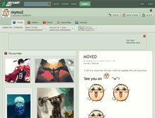 Tablet Screenshot of mymu2.deviantart.com