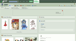 Desktop Screenshot of mopal.deviantart.com