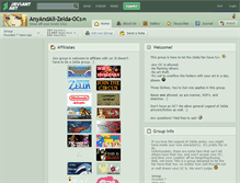 Tablet Screenshot of anyandall-zelda-ocs.deviantart.com