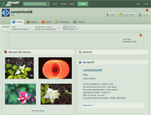 Tablet Screenshot of constintine08.deviantart.com