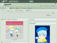 Tablet Screenshot of kagetsukigo.deviantart.com